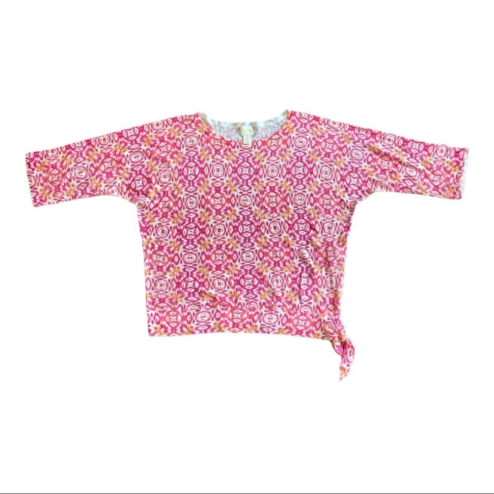 Chico’s Patterned Side-Tie Pullover ~ 12 - image 2